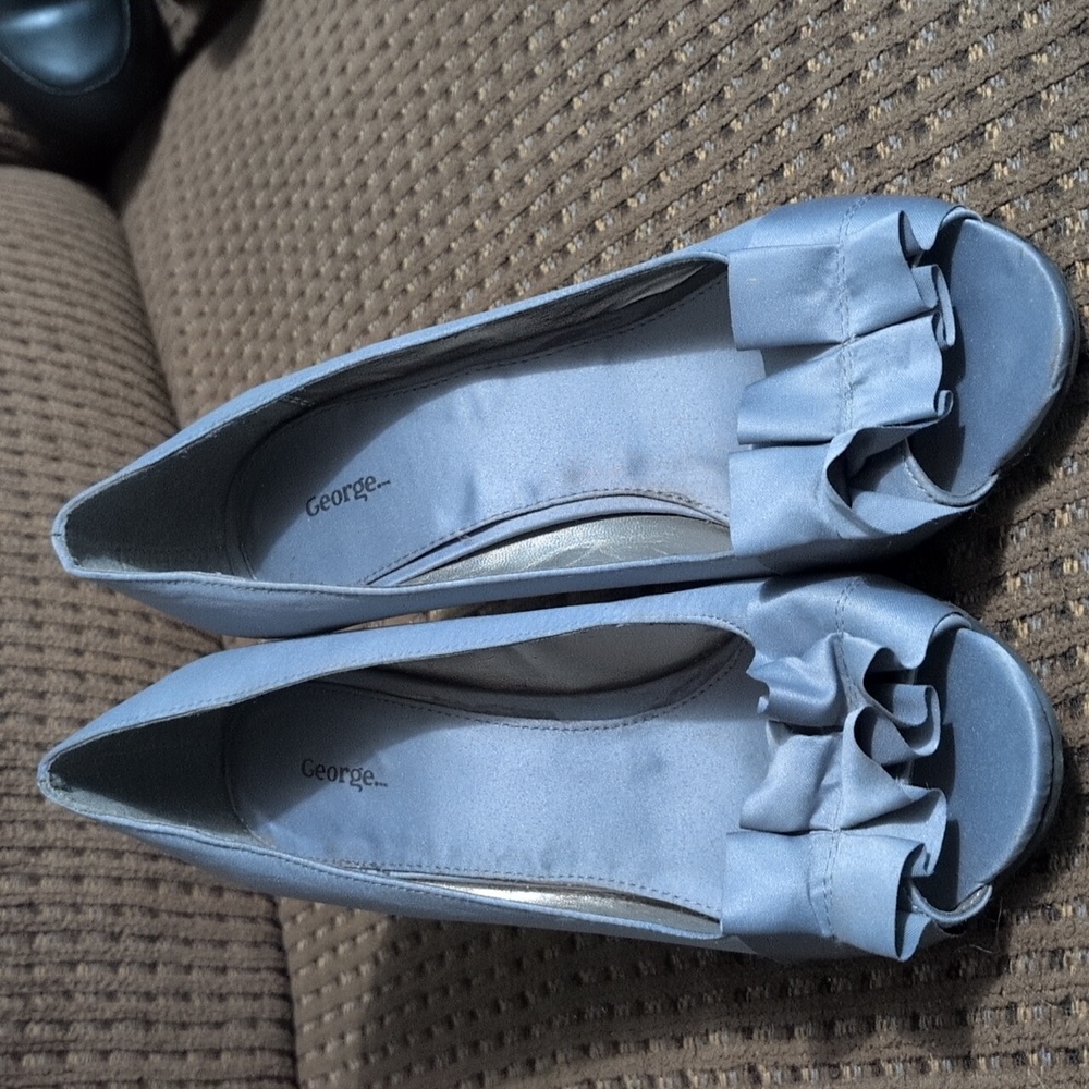 S5 George Women's Grey/Silver Heels